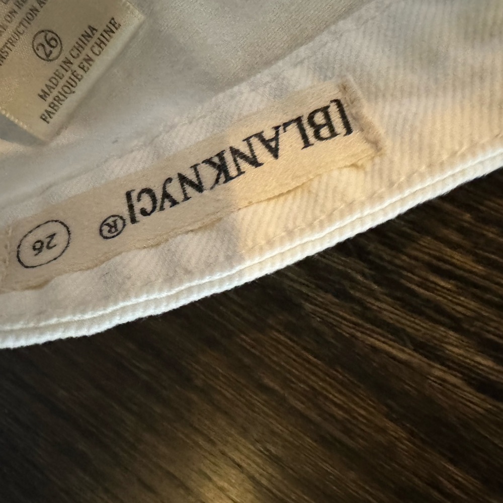 BlancNYC White Denim Jeans